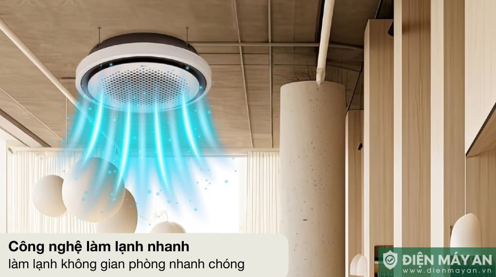 Điều hòa âm trần cassette LG Inverter 48000 BTU ZTNQ48GYLA0